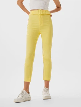 Брюки женские Stradivarius 4505/482/300 36 Желтые (SZ04505482300366)