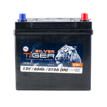 Аккумулятор Tiger Silver Japan 60 Ah/12V "0" (+ справа)