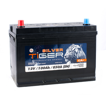 Аккумулятор Tiger Silver Japan 100 Ah/12V "1" (+ слева)