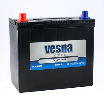 Аккумулятор Vesna Japan 55 Ah/12V "1" (+ слева)