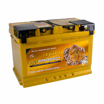Аккумулятор G-Pard Gold 82 Ah/12V "0" (+ справа)