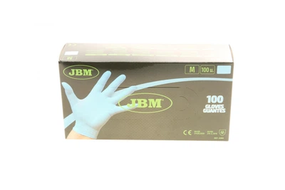 Нитриловые защитные перчатки, 3,5 мм, (размер M) 100 шт., JBM