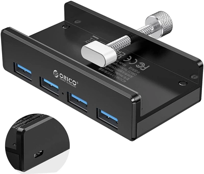 Hub USB Orico 4 x USB-A 5 Gb/s Czarny (MH4PU-P-BK-BP)