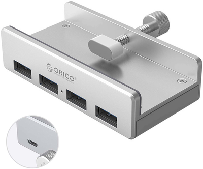 USB-хаб Orico 4 х USB-A 5 Gbps Білий (MH4PU-P-SV-BP)