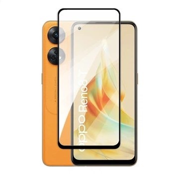 Защитное стекло LUX для Oppo Reno8 T (CPH2481) черный Full Сover Full Glue 0,3 мм