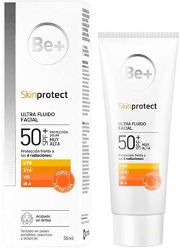 Сонцезахисний крем Be+ Skin Protect Facial SPF50+ 50 мл (8470001902979)