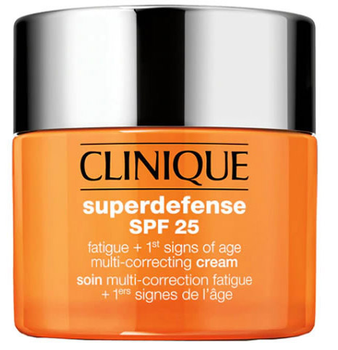 Сонцезахисний крем для обличчя Clinique Superdefense Broad Spectrum SPF25 Fatigue + First Signs Of Age Multi-correcting Cream 50 мл (20714904166)