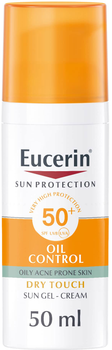 Krem-żel przeciwsłoneczny dla skóry tłustej ze skłonnością do trądziku Eucerin Sun Gel Creme Oil Control Dry Touch SPF30 50 ml (4005800120282)
