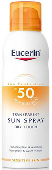 Сонцезахисний спрей Eucerin Sun Spray Dry Touch SPF50 200 мл (4005800126529)