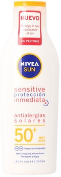 Mleczko przeciwsłoneczny Nivea Sun Sensitive SPF50+ Milk 200 ml (4005900613264)