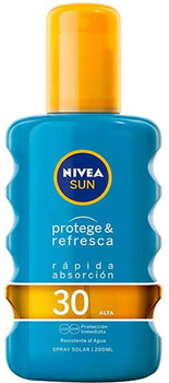 Спрей для тіла Nivea Sun Protect & Refresh SPF30 Spray 200 мл (4005900725707)