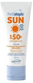 Сонцезахисний крем для обличчя Ordesa Pediatopic Sun Crema Facial SPF50 50 мл (8426594092832)