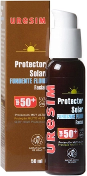 Emulsja do ciała z ochroną przeciwsłoneczną Uresim Sunscreen Fundente Fluid Facial SPF50 50 ml (8437001806331)