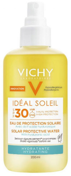 Сонцезахисний спрей Vichy Ideal Soleil Solar Protective Water Hydrating SPF30 Spray 200 мл (3337875585187)