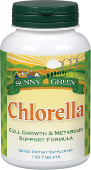 Комплекс вітамінів та мінералів Solaray Chlorella 1500 Mg 120 Comp Sunny Green (632651220515)