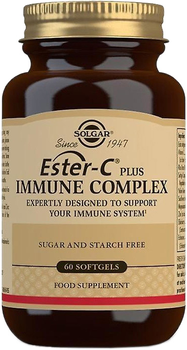 Комплекс вітамінів та мінералів Solgar Ester-C Plus Immune 60 капсул (33984007437)