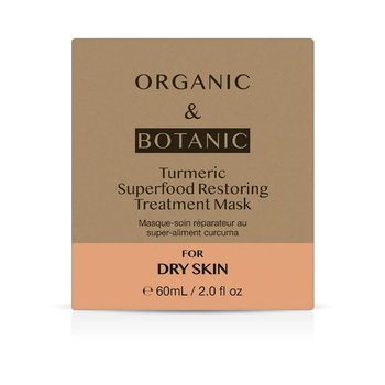 Maska do twarzy Organic and Botanic Turmeric Superfood Restoring Treatment Mask 60ml (5060881924197)