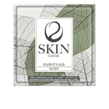 Тканинна маска для обличчя Skin O2 Mascara Facial Te Verde Y Peptido 22g (8436025304106)