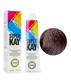 Краска для волос Super Kay Hair Color Cream 4.5 каштановый красное дерево, 180 мл