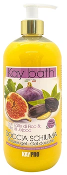 Гель для душу з інжировим молоком і олією жожоба KayPro KayBath Gel, 500 мл