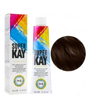 Фарба для волосся Super Kay Hair Color Cream 6.1 попелястий темний блондин, 180 мл