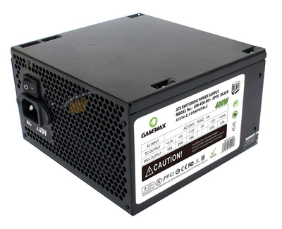 Блок питания GameMax 400W (GM-400-80+APFC Black)