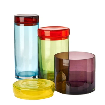 Набор стеклянных емкостей для хранения Pols potten Caps and Jars Multi-colour