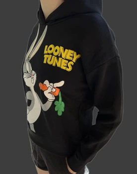 Женские худи Looney Tunes чорний M размер