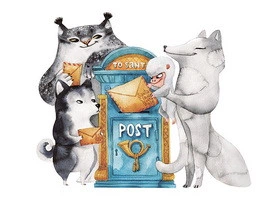 Открытка Cardsforsoul Праздничная почта 10,5 X 14,8 cм