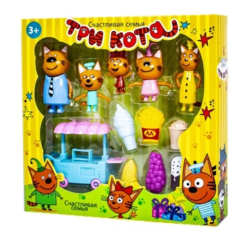 Игровой набор с фигурками "Три кота". Multicolor (N73-2)
