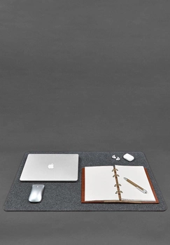 Килимок для робочого столу 2.0 двосторонній Світло-коричневий