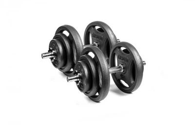 Гантели RN-Sport разборные металлические 2 по 18,5 кг