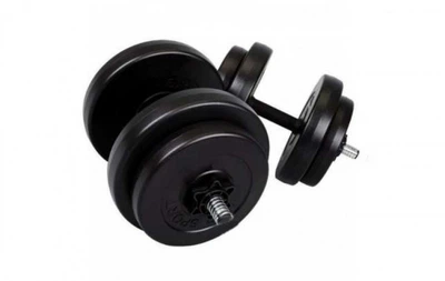 Гантели RN-Sport разборные 8 кг 2 шт с ABS покрытием + Скакалка в подарок