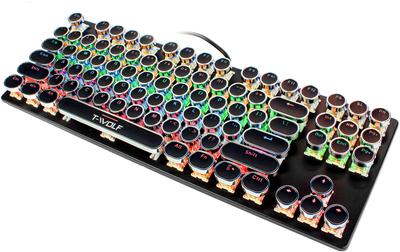 Клавиатура проводная T-Wolf T12 RGB 87-key (TW-T12)