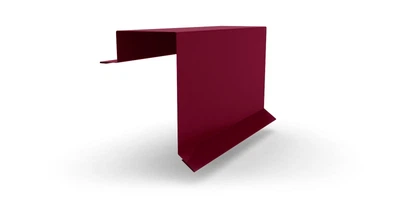 Планка торцевая фальц 2м глянец RAL 3005