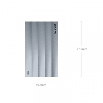 Жесткий диск Xiaomi Mi Portable Solid State Drive 1T Light Color 1TB BHR7042CN Grey