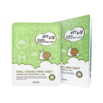 Маска тканевая для лица Esfolio Pure Skin Snail Essence Mask Sheet с экстрактом слизи улитки