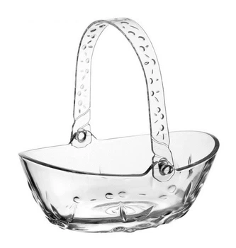 Ваза скляна для фруктів 23 x 16,5 см Perla Pasabahce 53793