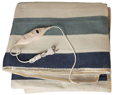 Простирадло електричне Electric Blanket 150х120см (смуги, різнокольорові)