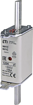 Предохранитель NH-1C/gG 125A 500V KOMBI ETI (4184215)