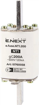 Предохранитель плавкий E.NEXT e.fuse.NT1.200, габарит 1, 200А i0760058