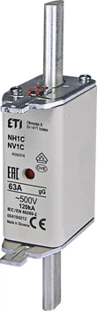 Предохранитель NH-1C/gG 63A 500V KOMBI ETI (4184212)