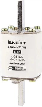 Предохранитель плавкий E.NEXT e.fuse.NT2.315, габарит 2, 315А i0760061