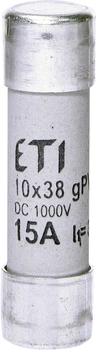Предохранитель CH 10x38 gPV 15A 1000V (30kA) ETI (2625080)