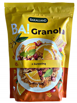 Гранола с клюквой 300г Bakalland
