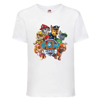 Футболка дитяча Щенячий патруль (Paw Patrol) біла (all-puppies-white) розмір 116 см