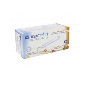 Тампони FarmaConfort Cotton Tampons With Applicator Size Superplus 14 шт (8432984000134)
