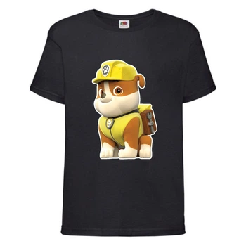 Футболка дитяча Щенячий патруль (Paw Patrol) чорна (krepish-black) розмір 104 см