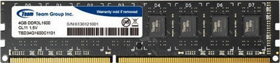 Модуль памяти DDR3 4GB/1600 1,35V Team Elite (TED3L4G1600C1101)