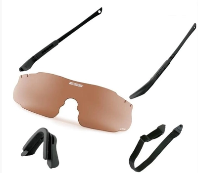 Балістичні окуляри ESS ICE Hi-Def Copper Lens One Kit + Strap
